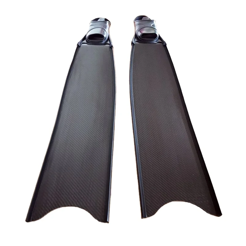 

High Quality Freediving Long Flipper Rubber Carbon fibre diving fins