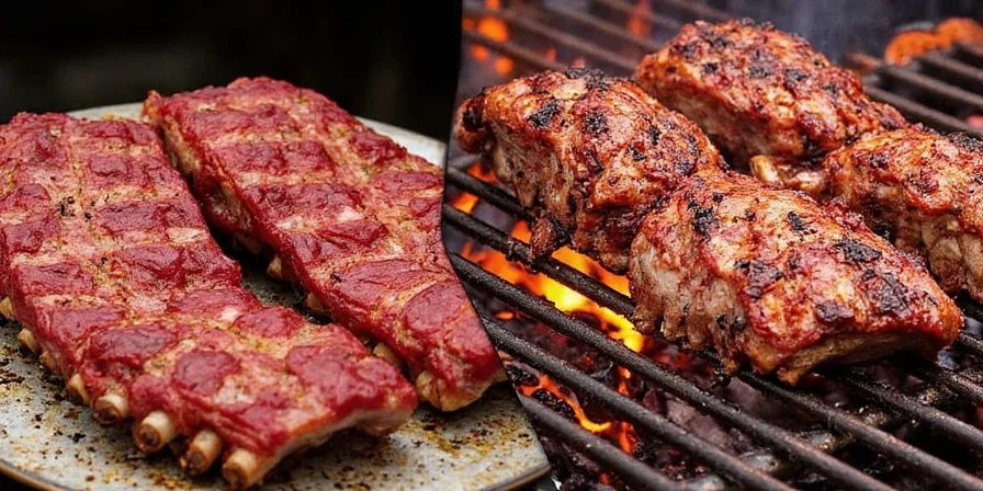 Close-up Taste Test Ribs