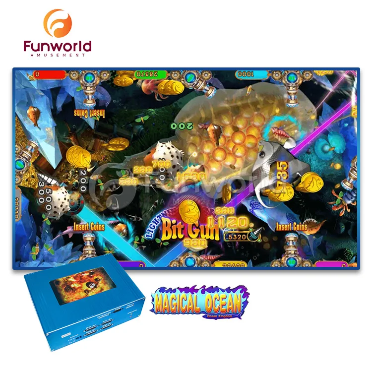 

USA Hot Sell Popular 6 Player Arcade Amusement Ocean Shooting Fish Game