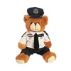 Police corn bear stuffed toy uniform action figure teddy bear stuffed doll birthday holiday gift