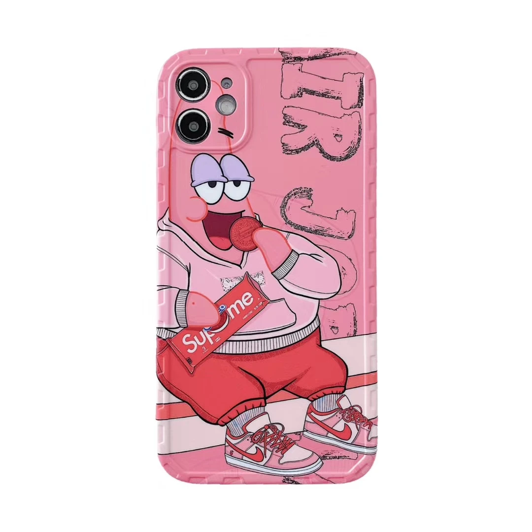 

Trend cartoon Lens protection IMD Silicone Soft 2020 New Phone Case Cover For iphone 12 pro max