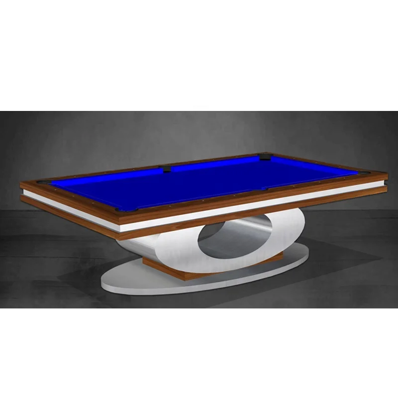 

O shape stand leg customized standard size high end billiards pool table