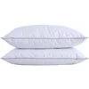 Natural Goose Down Feather White Pillow Inserts for Sleeping 100% Egyptian Cotton Fabric Cover Bed Pillows