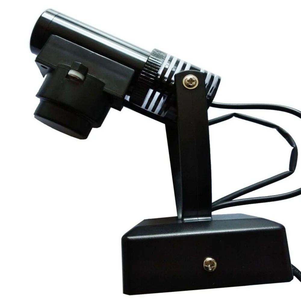 hot sell custom logo  led spot projector light rotation laser projector  lamp for hotel ktv advertizing