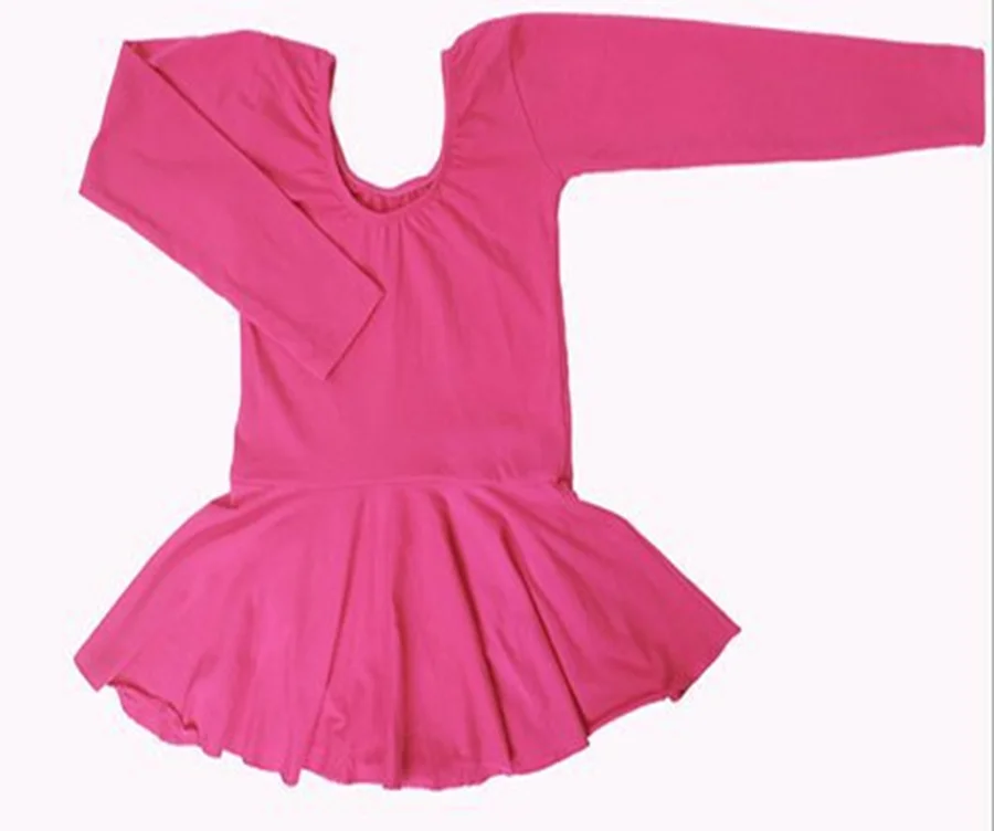 

Amazon hot sale Girls Comfortable Lesson Dance Costume Short Sleeves Round Neck Dancing Dresses