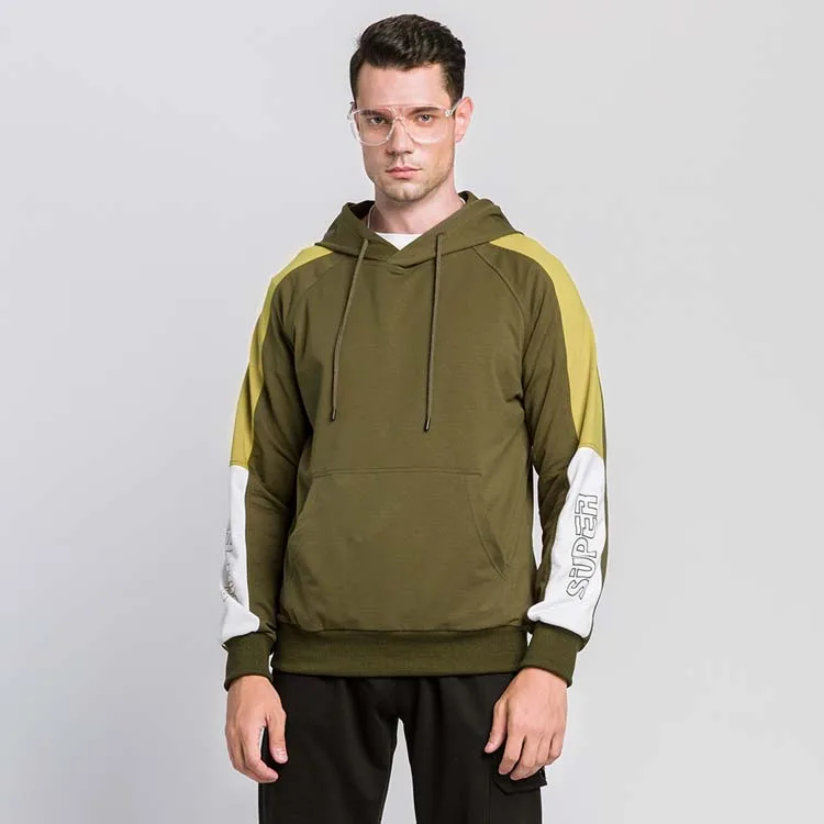 

Wholesale men muscle fit gym spell color hoodies multi colors blank hoodies china custom logo hoodies men