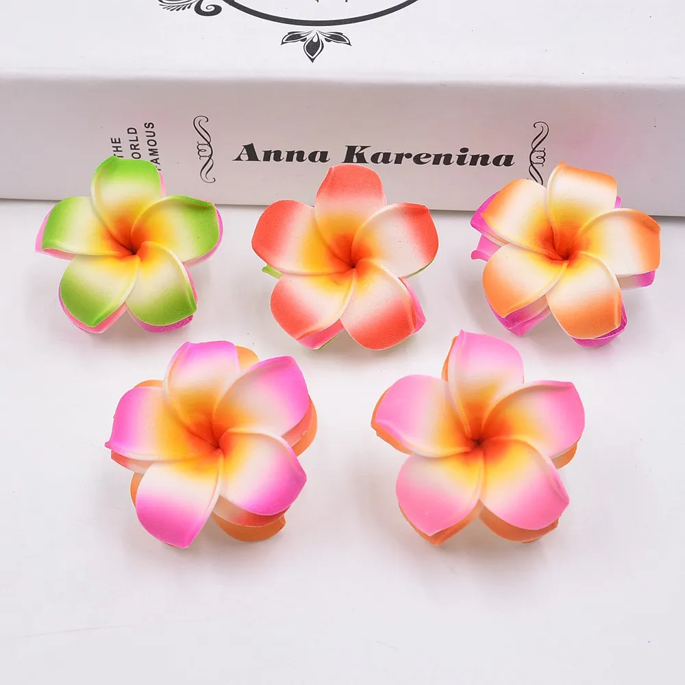 wholesale Artificial frangipani wedding decoration foma flower headband flower