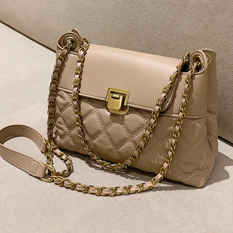

Good Quality Fashion 2022 Solid Color Simple Pu Women's Shoulder Bags Women Hand Bags Shoulder Luxury Handbags For Women, 4 colors