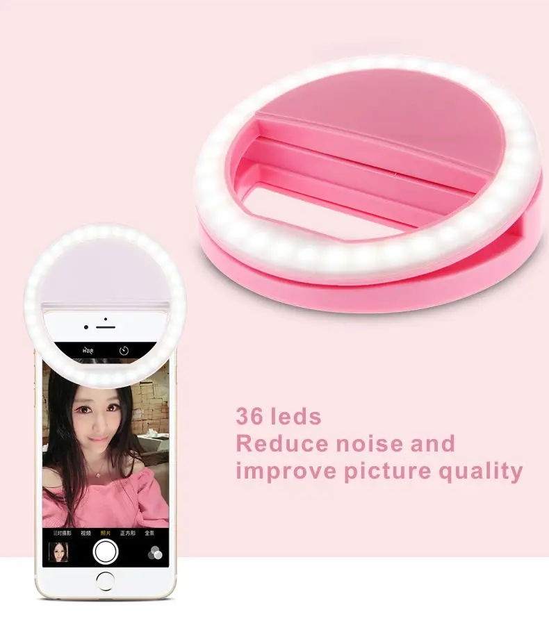 New Arrivals 2020 Fill Light Button Selfie Ring Light 18 Inch Rechargeable Led Light For Phone Ring Light