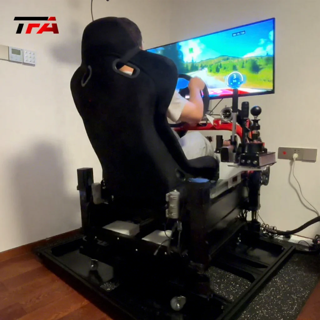 Hot Sale AC 220V 6DOF Motion Platform Driving Simulator Game Simulator Motion Platform 750W Sim Simulator Motion Platform