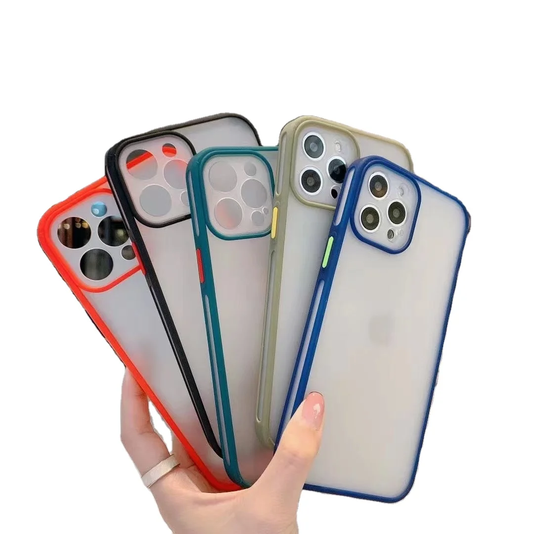 

New arrivals TPU PC Phone Case Accessories side window For Apple 13 Full Cover For iPhone 13 Pro Smoke Case, 5 colors