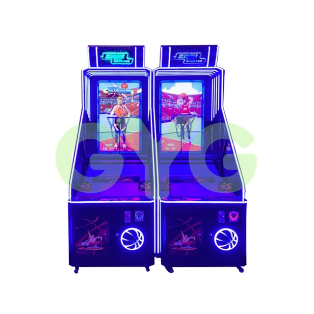 

GYG Simulator Basketball Video Game Machine Street Basketball Arcade Sports Game Machine For Adults, Oem--metal color could be customized