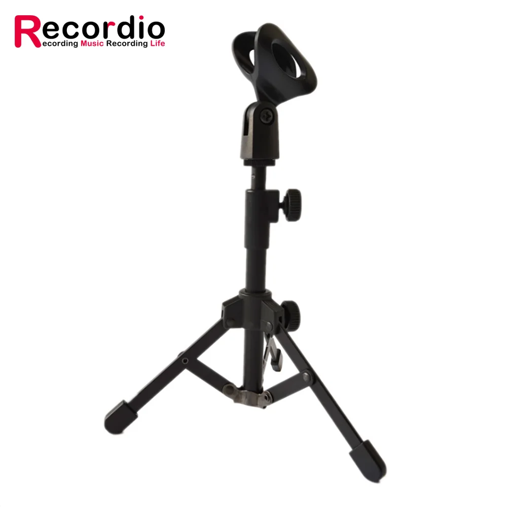 

GAZ-24S New design microphone stand flexible table stand microphone Tripod stand, Black