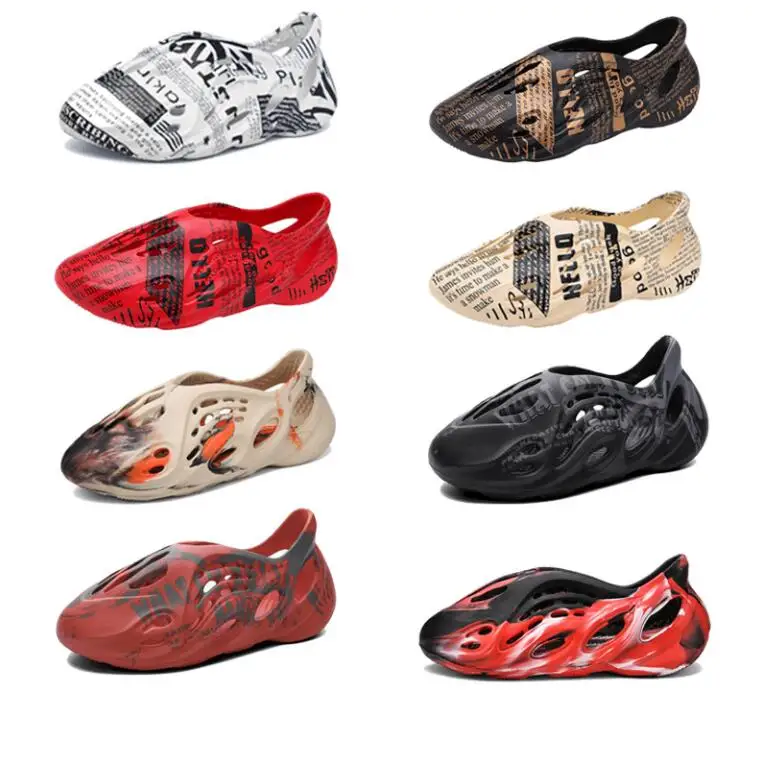 

Wholesale Summer Men's EVA Slippers Fashion Women Beach Hole Sandals 2021, 14 color