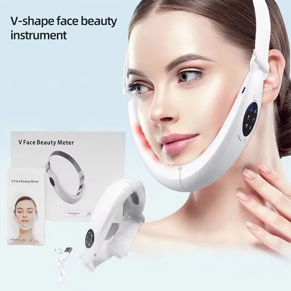

New Beauty 2024 Microcurrent Face Lift V Shape Skin Tighten Machine Double Chin Fat Reducer Removal Face Lifting For Women