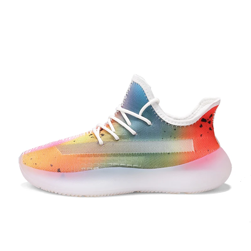 

2021 Latest Spring Slip On Fashion Sneakers Net Shoes Men Casual Running Shoes, Optional