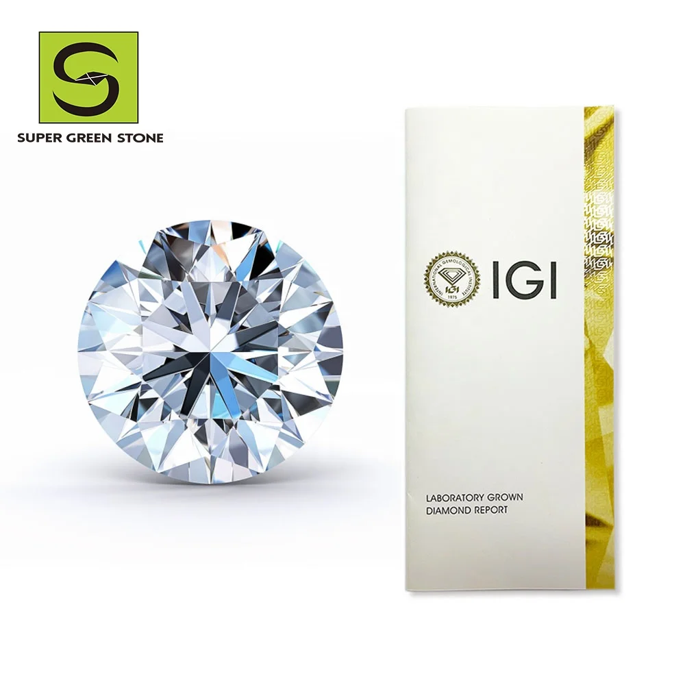 

SuperGS SGSD001 Odm Oem Hpht White Rough Cut Synthetic Princess Shape Emerald Loose Lab Grown Diamond in Diamond