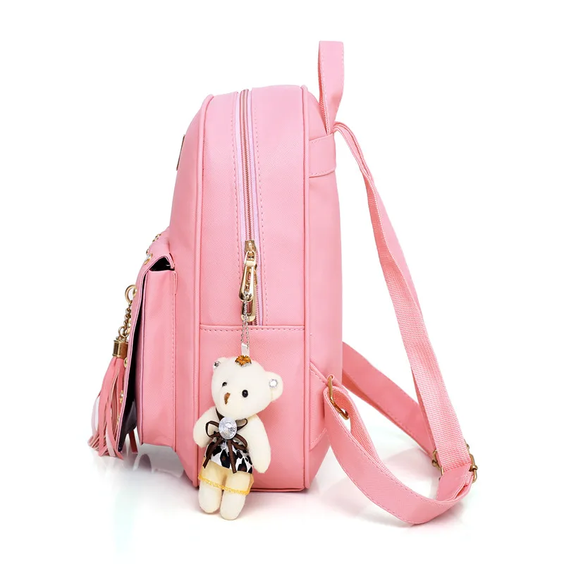 
Students Bags New Style Soft Fabric Backpack Female Corduroy Design School Backpack For Teenage Girls Striped Backpack Women 