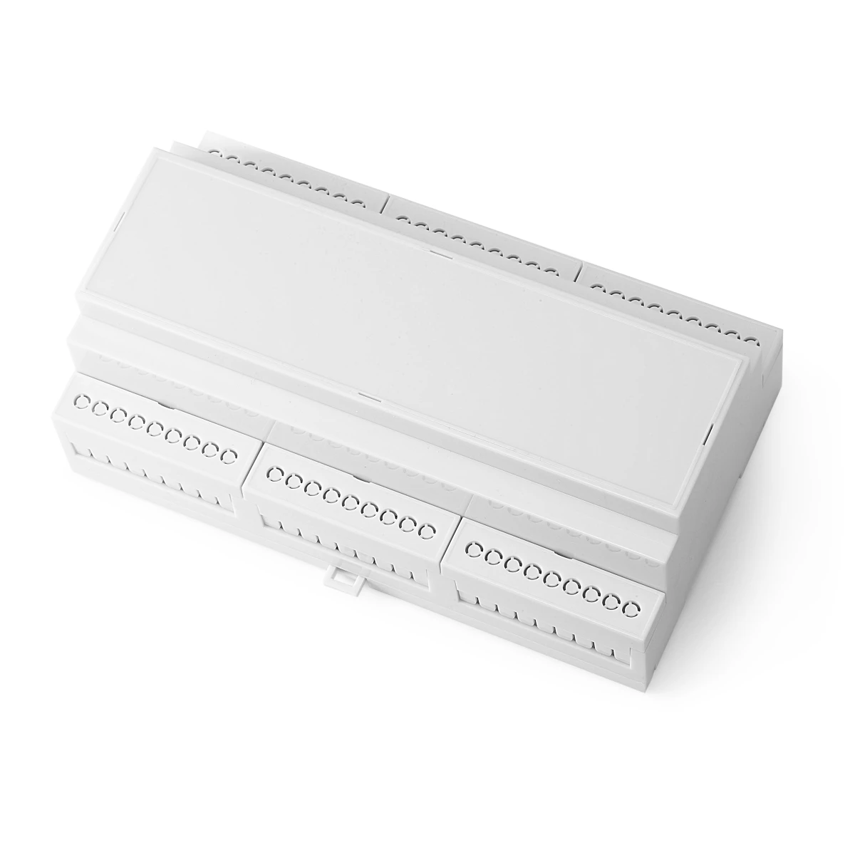 

160*90*57mm Pcb Din Rail Mount Relay Plastic Case Points Works Terminal Block Connector Din Rail electronic instrument enclosure