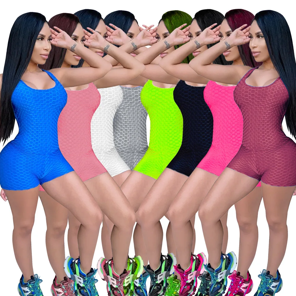 

YSM865 Zoom Life Summer new style women's wear round neck sleeveless vest sports breathable ladies cycling jogging jumpsuit spo