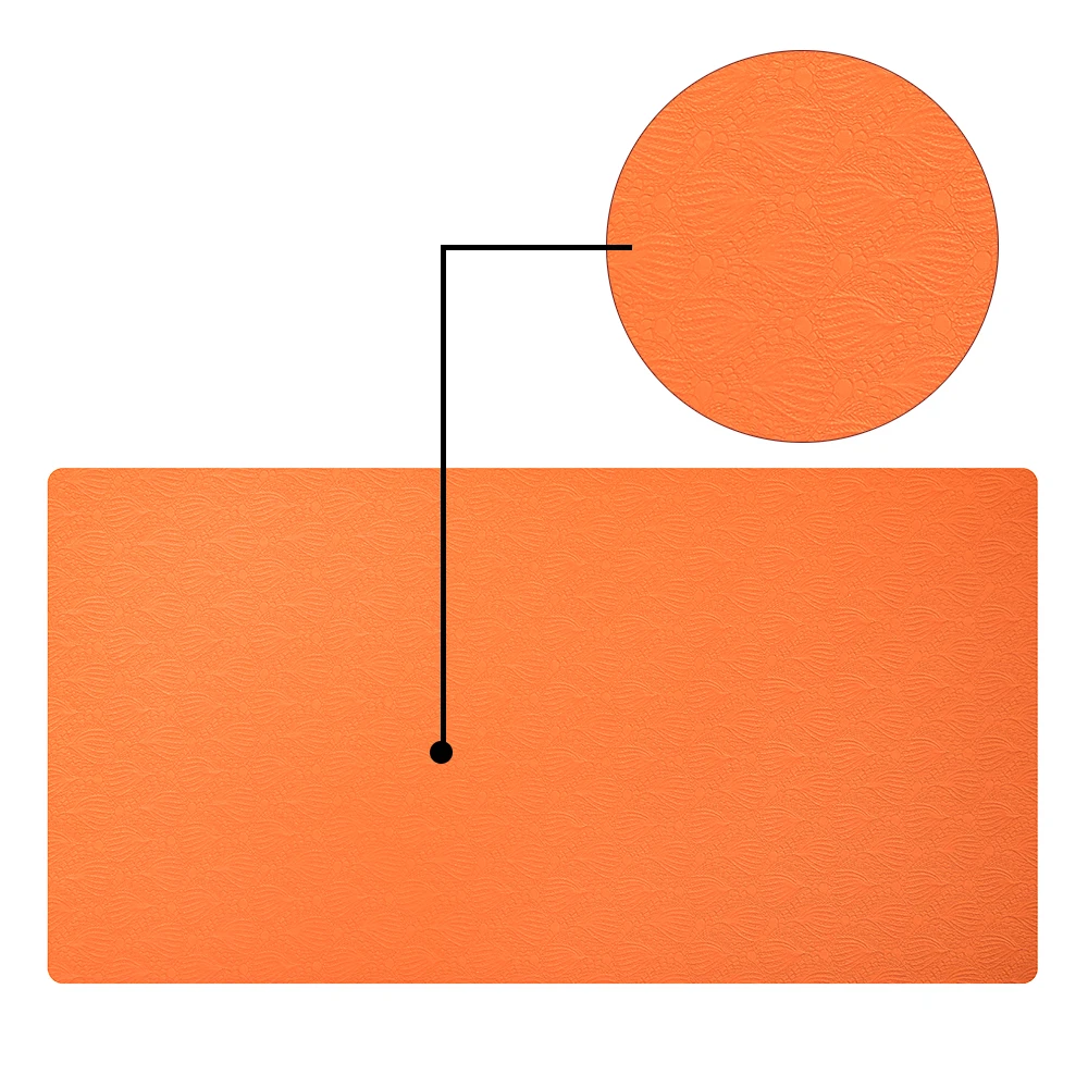Custom Laser pattern Environmentally friendly TPE yoga mat knee pad