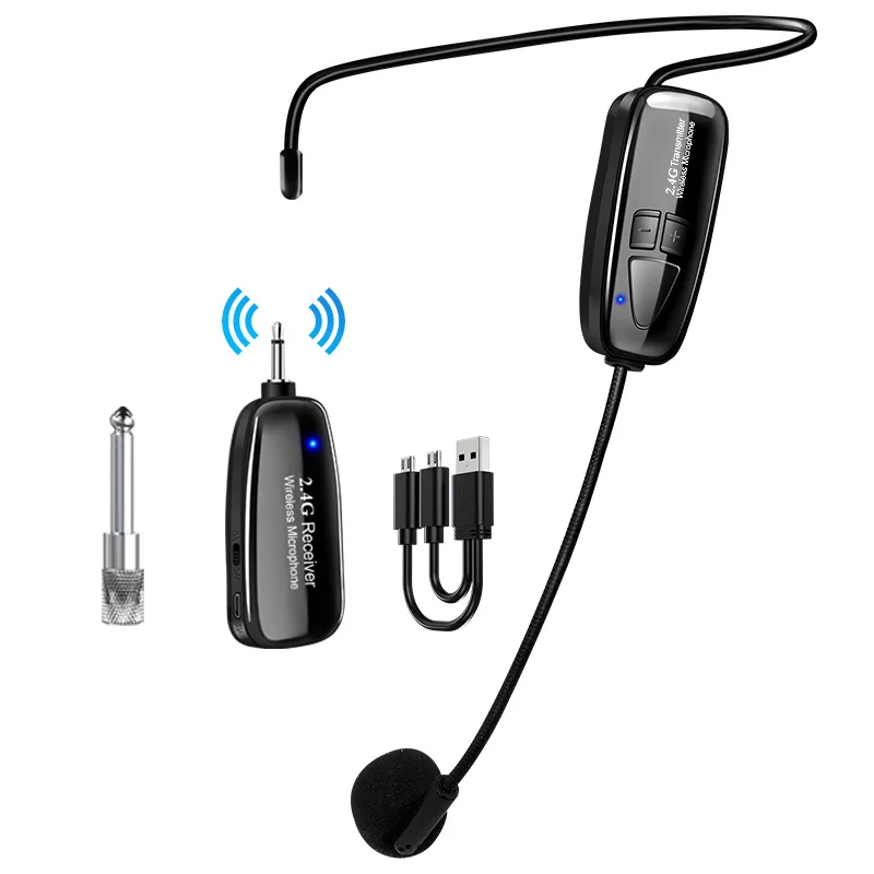 

2.4g Wireless Headset Headworn Microphone For Voice Amplifiers wireless microphone headset