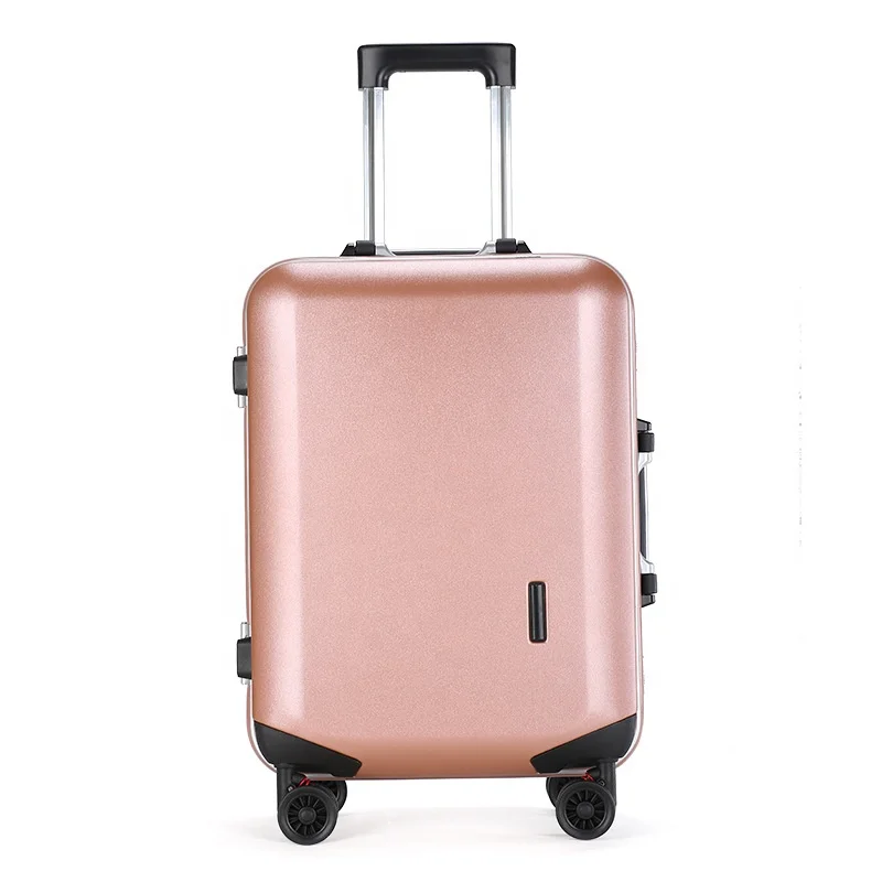 

Good quality Hard shell PC suitcase Cabin Trolley luggage Carry-on Luggage, Silver/rose gold/black/grey