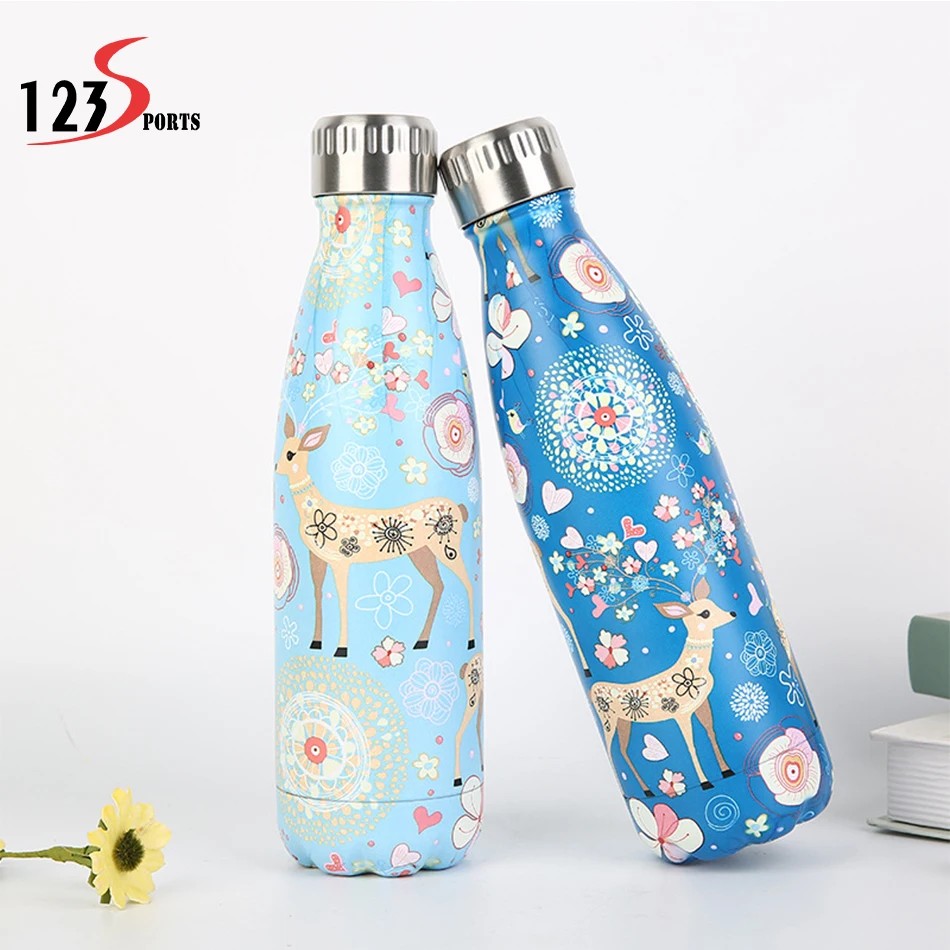 750Ml Water Sport Bottle Double Wall  Water Bottle White