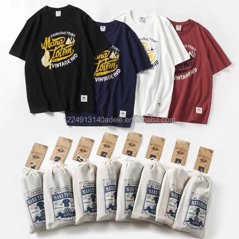 

Wholesale Men's Cotton T-Shirt Printing Men's short-sleeved t-shirt Summer plus size t-shirts for men