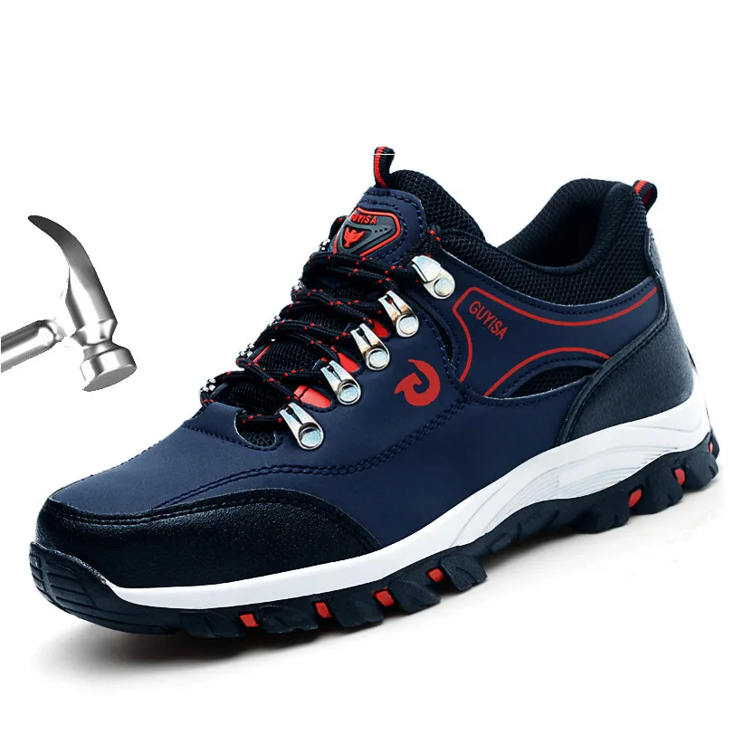 

Anti-Smash Puncture-Proof Lightweight Breathable Steel Toe Safety Shoes For Man
