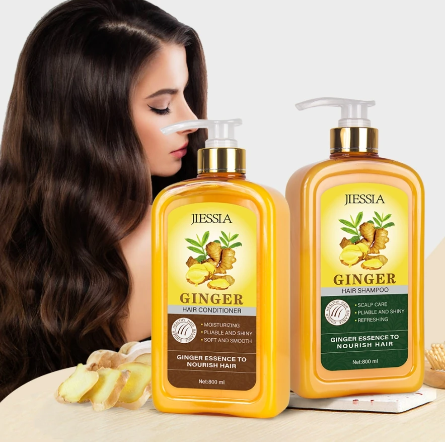 

Wholesale 800ML hair care manufacturer Ginger shampoo and conditioner