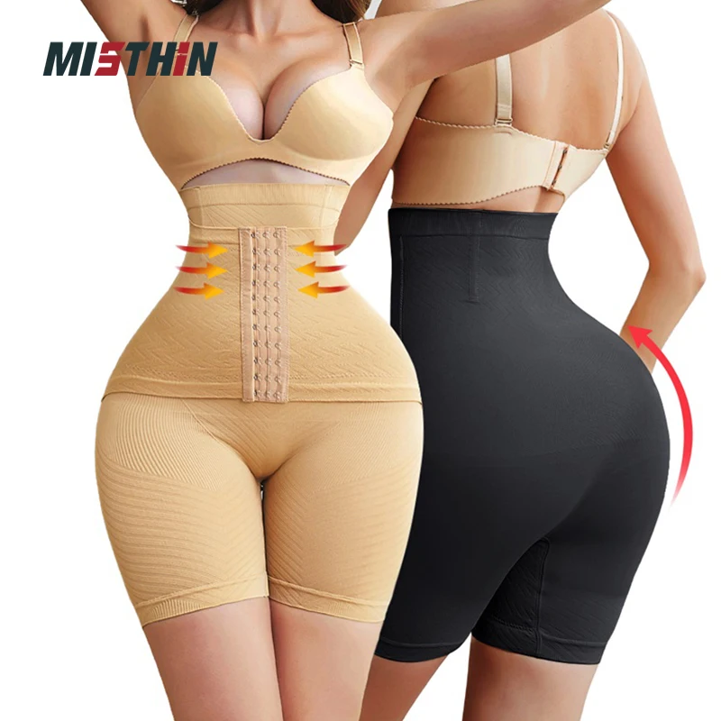 

Custom Women Full Body Plus Size Slimming Mid Thigh Short Panty Shapwear Tummy Control Cincher Waist Trainer Butt Lifter Shaper