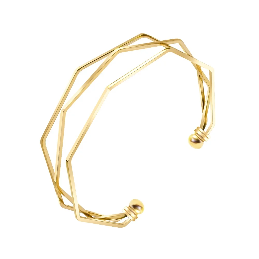 

Multilateral Design Titanium Steel Bracelet,Bracelets For Women Jewelry