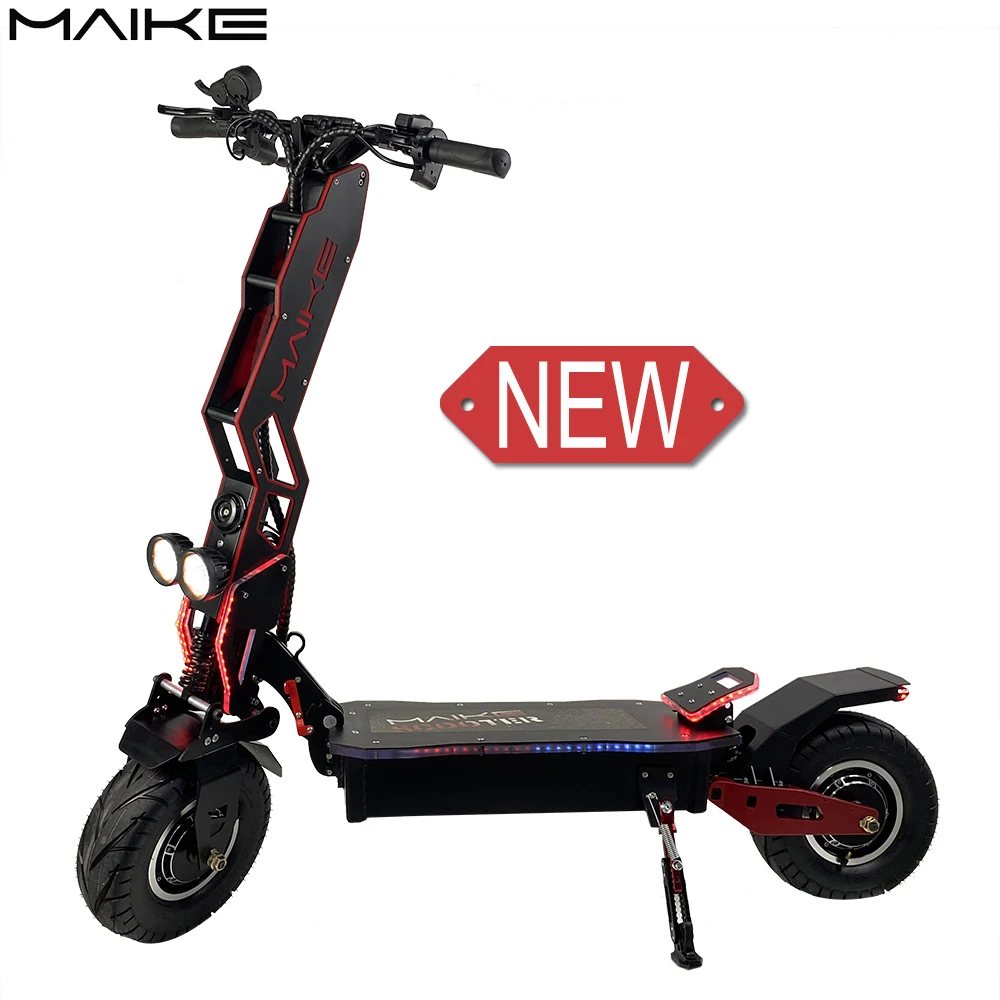 

Maike MKS 8000w Electric Scooters 13 Inch Fat Tire Escooter Electrico Long Mileage 80-120kms Dual Motor