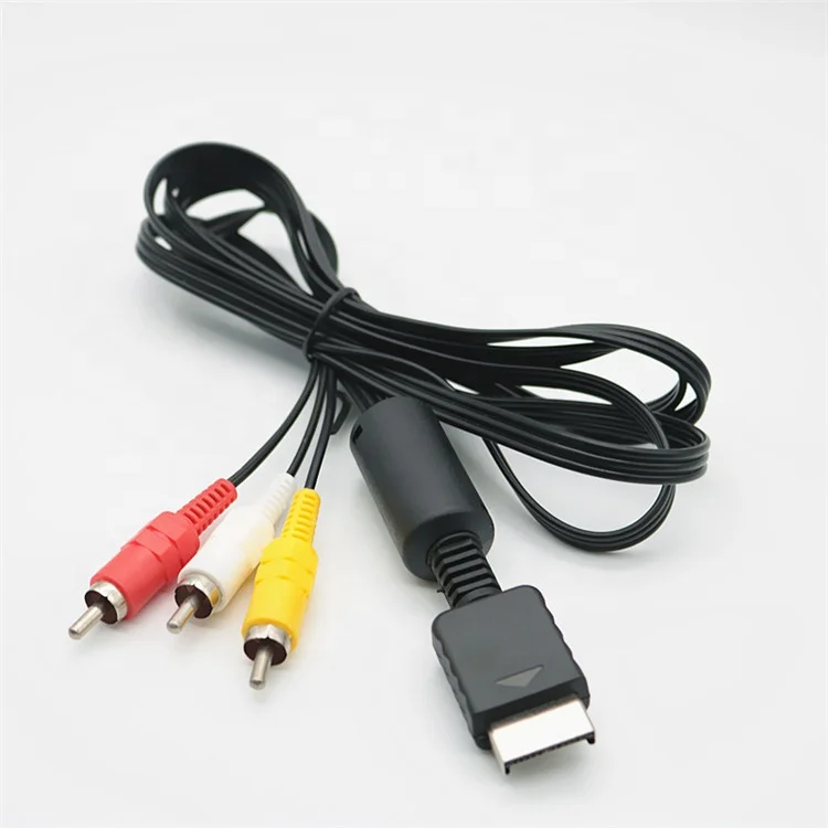 

High quality  PS2/3 AV cable Suitable for 2/3 games console 2/3 AV Video Cable, Black