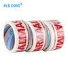 Carton Sealing Printed BOPP Material White Packing Tape with Color Logo 45MIC X 48MMX 100M