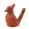 Purple Clay Ceramic Bird Whistle Toy for Children Tea Set for Display