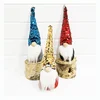 New Santa Claus figures Christmas decorations flip bead Nordic Santa Claus no face doll