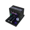2019 High quality phone case flatbed A4 uv printer for plastic leather mobile cover
