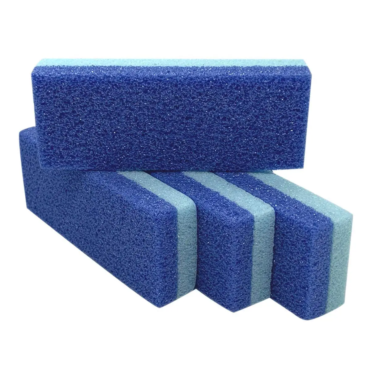 

Wholesale Blue Foot Pumice Stone for Feet Hard Skin Callus Remover and Scrubber 4Pcs/Pack