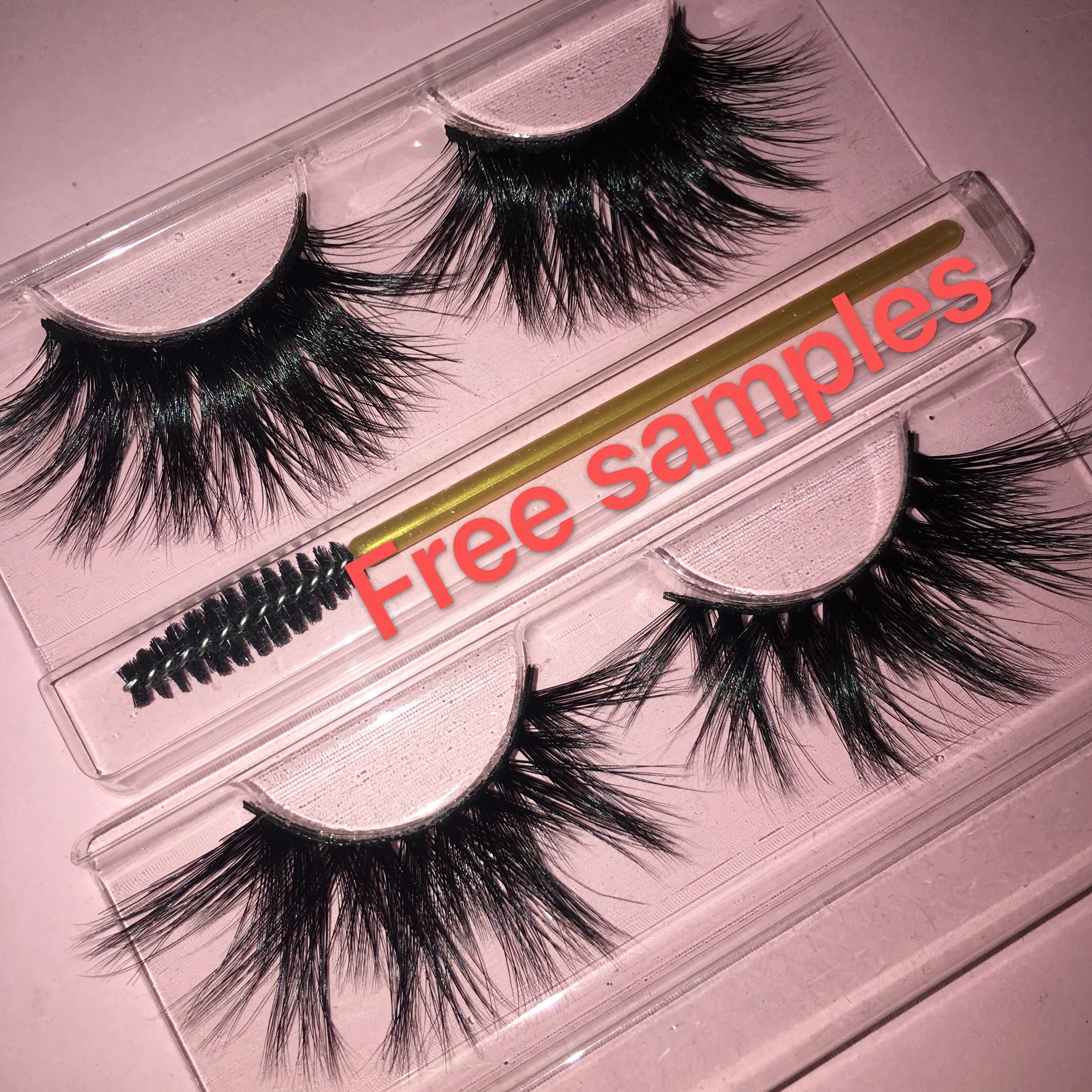 

cruelty free lashes mink eyelashes vendor free sample eyelash mink strip lashes, Natural black