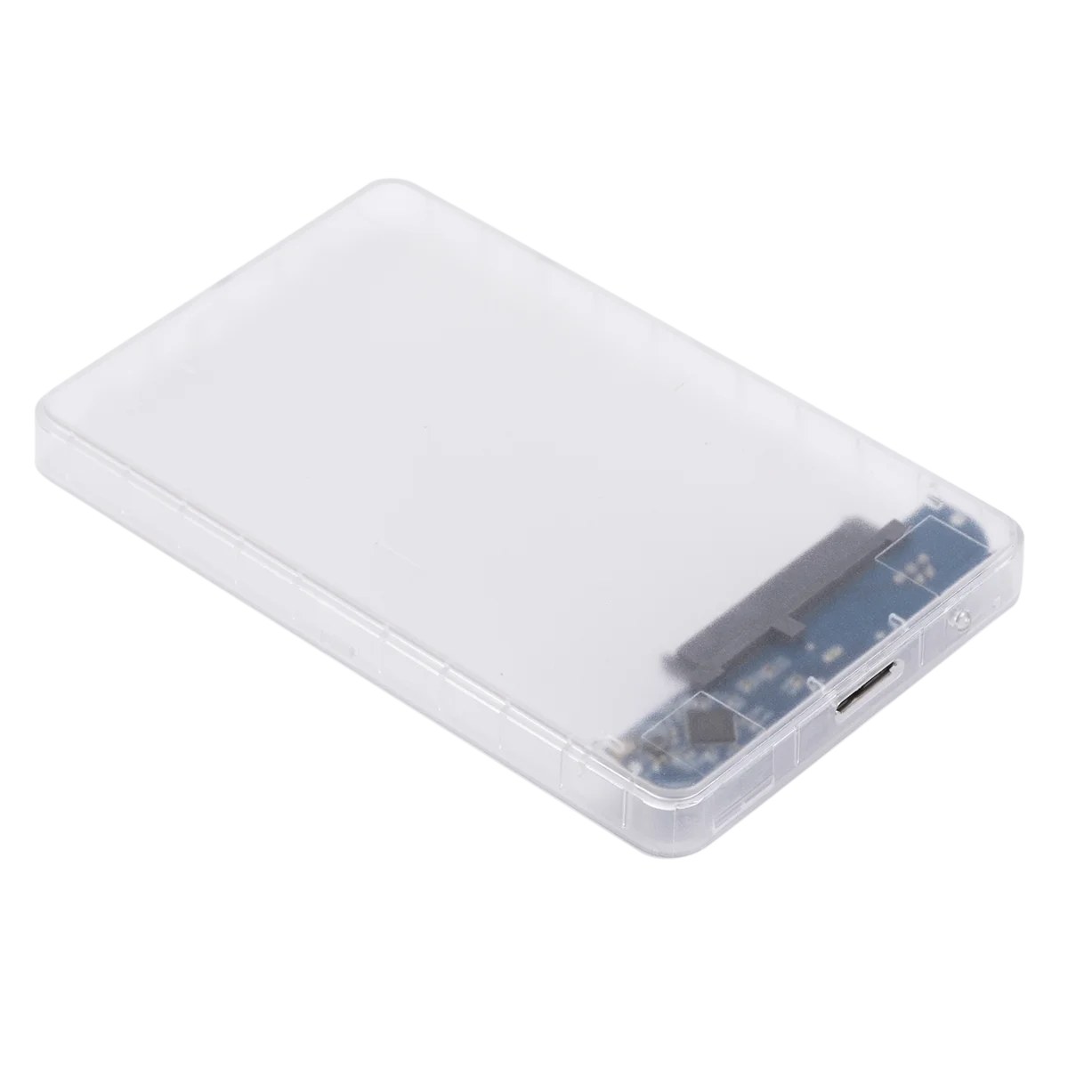 

2.5" USB 3.0 SATA HD Box HDD Hard Disk Drive External HDD Enclosure Transparent Case Tool Free Screw 5 Gbps Support 2TB HDD