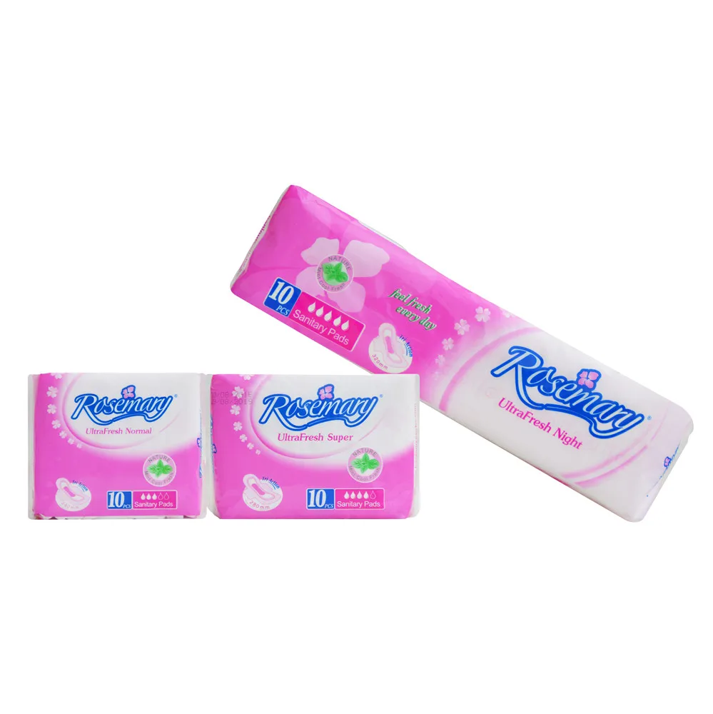 
Manufacture for Female Hygiene Products Cotton Feminine Hygiene Period Lady Napkin Sanitary Pad 