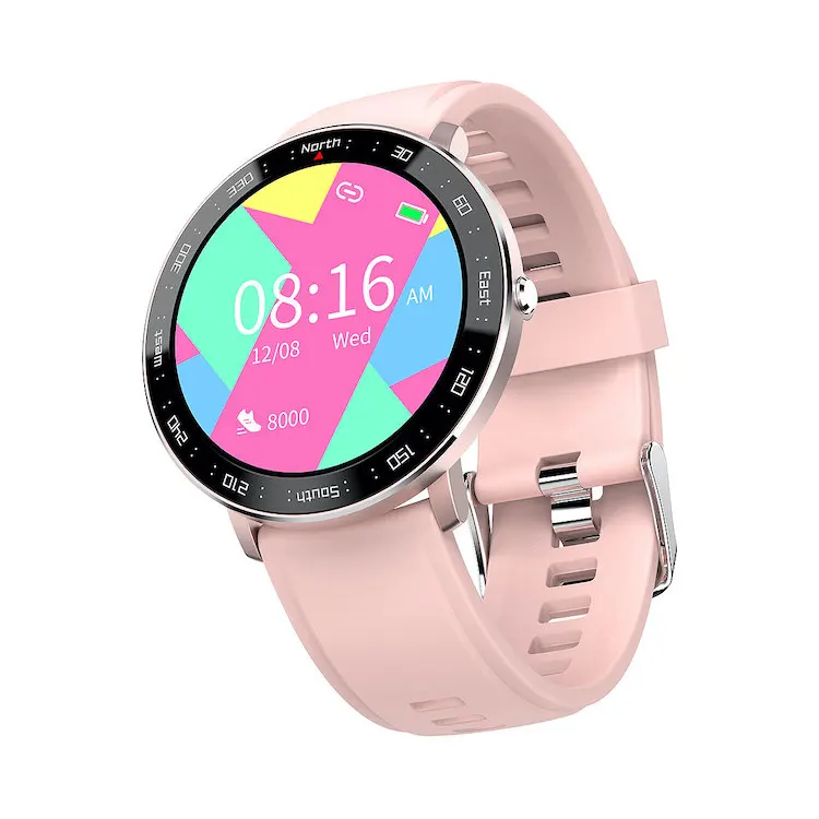 

New arrival high quality stainless steel heart rate blood pressure intelligent sport electronic watch colorful ZL03