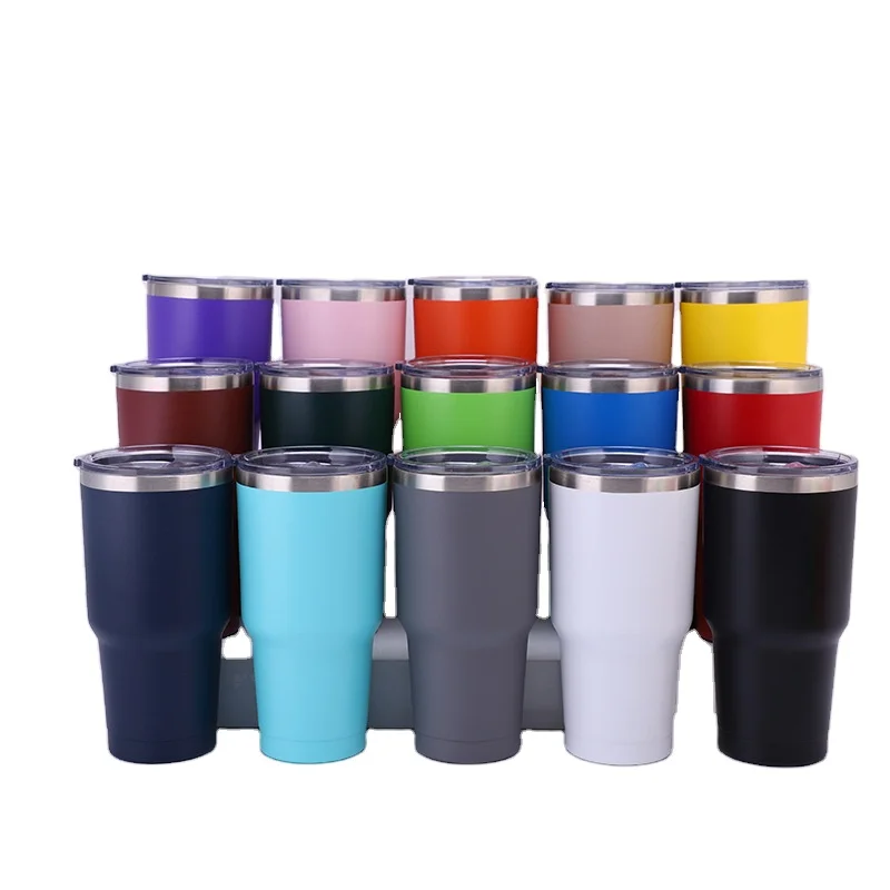 

Custom 30oz Tumbler Stainless Steel Vacuum Insulated Auto Mug Glass Cup Plastic Coating