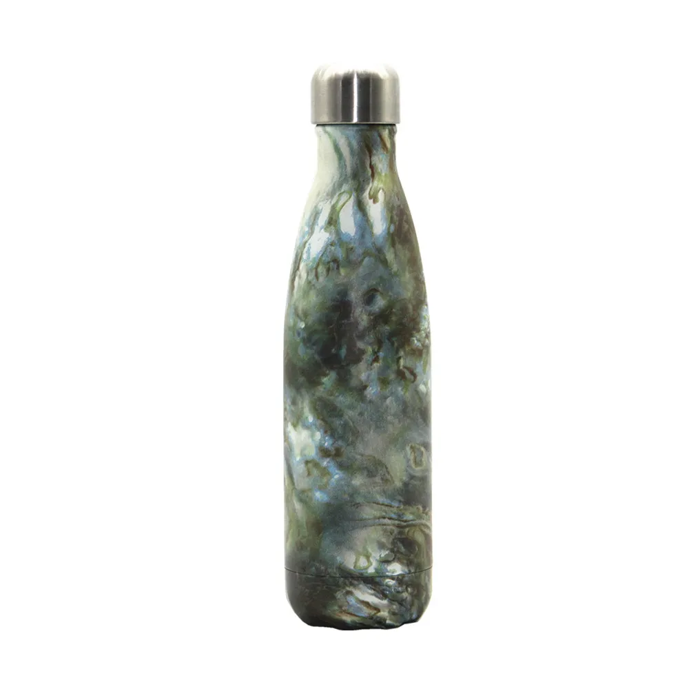 

Portable Cola Shape 500ml Vacuum Flask Stainless Steel Water Bottle Custom Pattern with straw lid