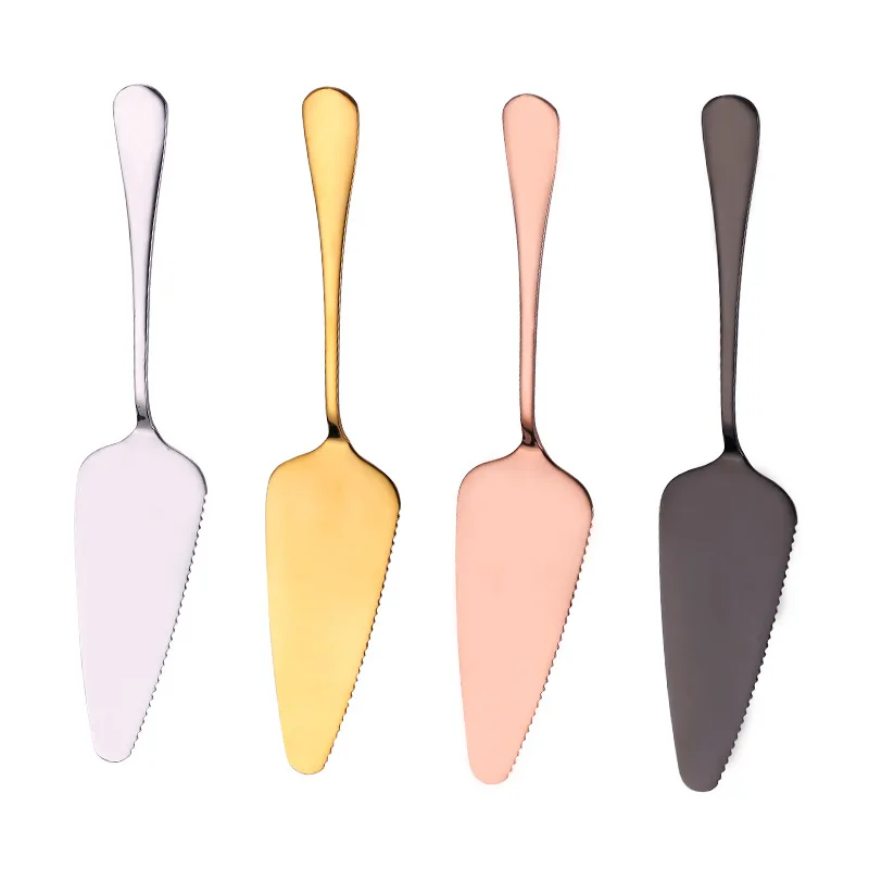 

Wholesale Stainless Steel Cake Server/Cake Scoop/Pizza Fruit Cake Cutter Cake Cream Scoop, Silver, gold, rose gold, purple, blue, black