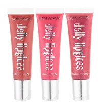 

HANDAIYAN Highlighter Colored Lip Balm lipgloss Nourishing Moisturizer 12 Colors Jelly Lip Gloss