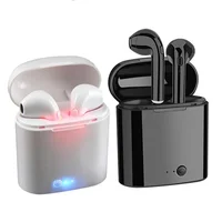 

Free sample I7 i7s TWS wireless headset for xiaomi in-ear Bluetooth headset Earphones with microphone for all smart phones