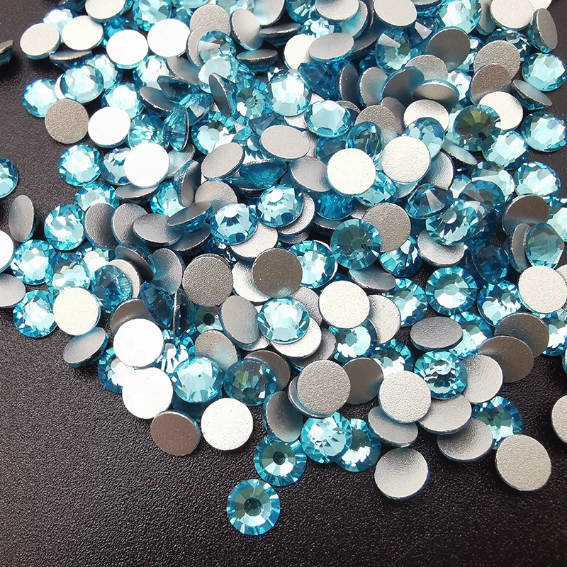 

HZRcare High Quality Wholesale 5A Multi-Size Flatback Rhinestones For Nail Art Craft Bags Shoes Wedding Decorations, 61colors